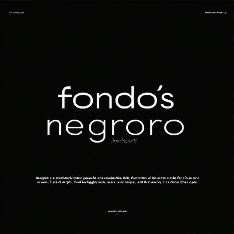 Dark Backgrounds: Design’s Drama: Fondos negros add bold elegance to digital aesthetics.