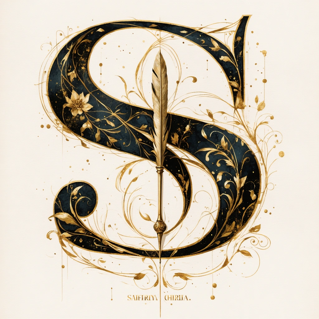 Cursive S: Typography’s Grace: The cursive S adds elegance to artistic lettering designs.