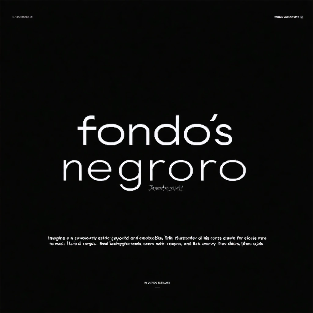 Dark Backgrounds: Design’s Drama: Fondos negros add bold elegance to digital aesthetics.